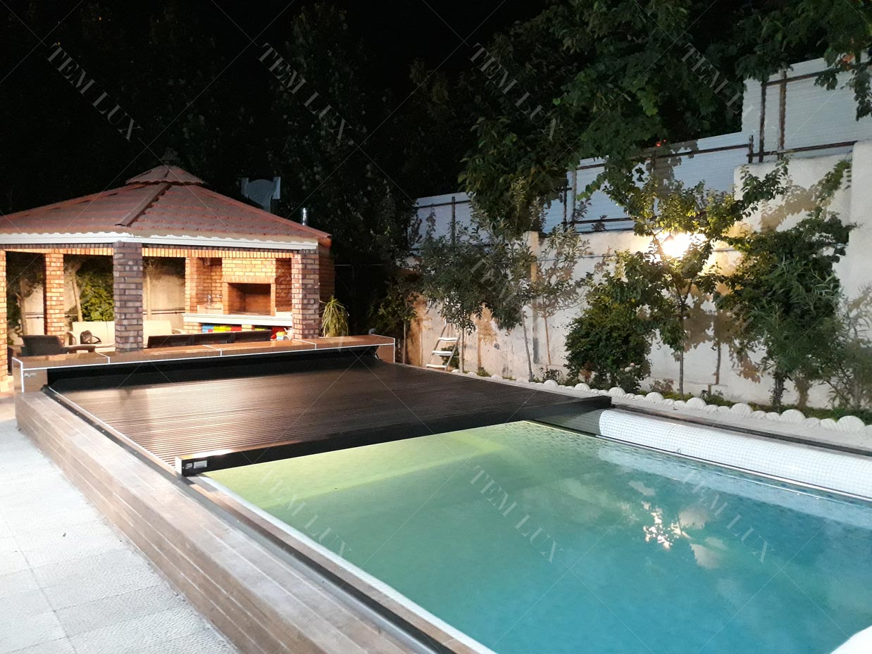 کاور استخر مدل پارچه PVC