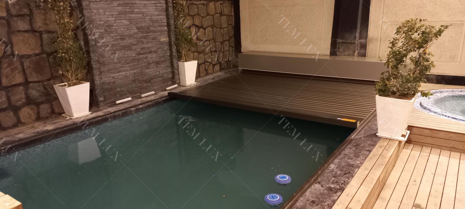 کاور استخر مدل پارچه PVC