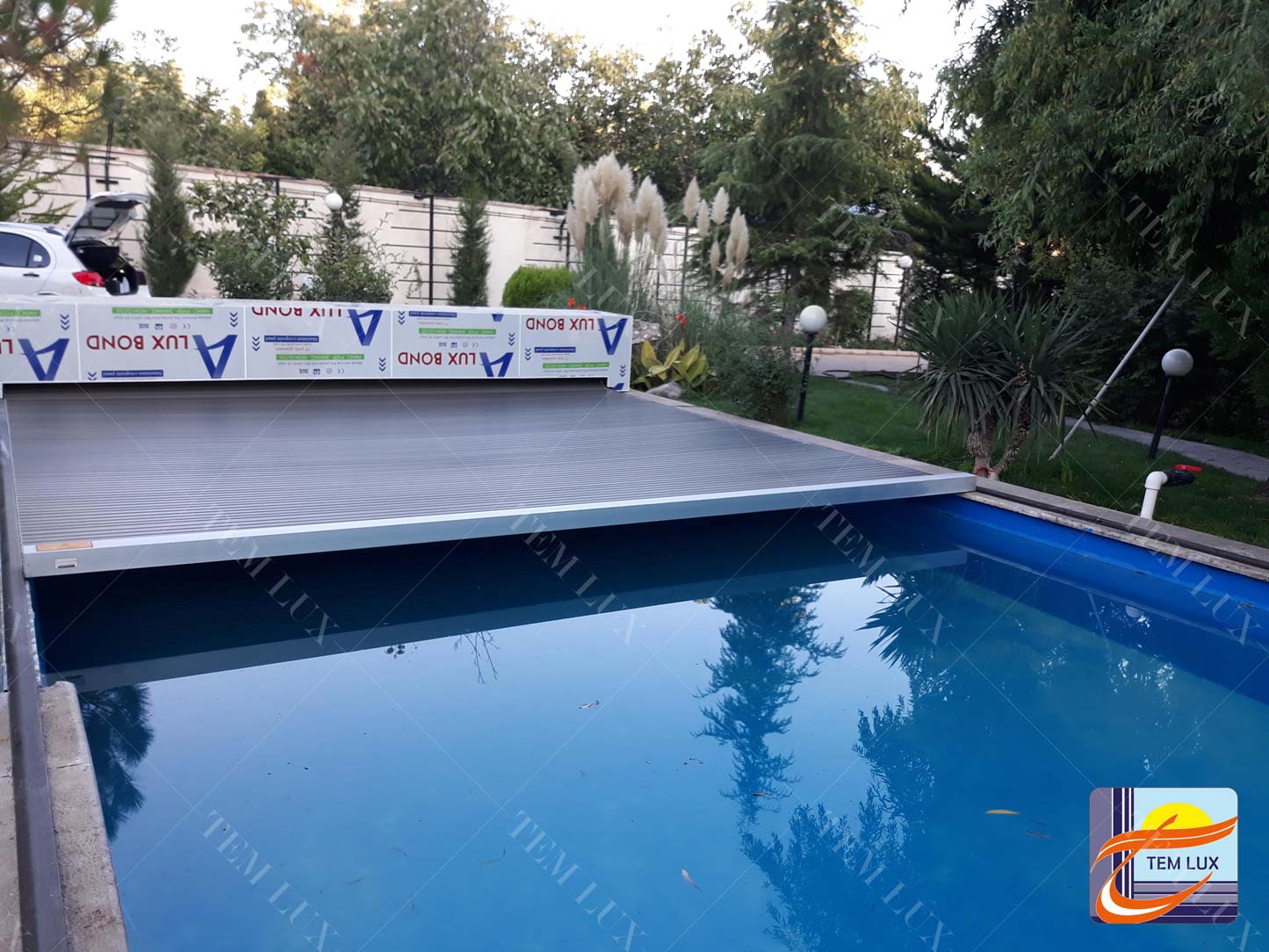 کاور استخر مدل پارچه PVC