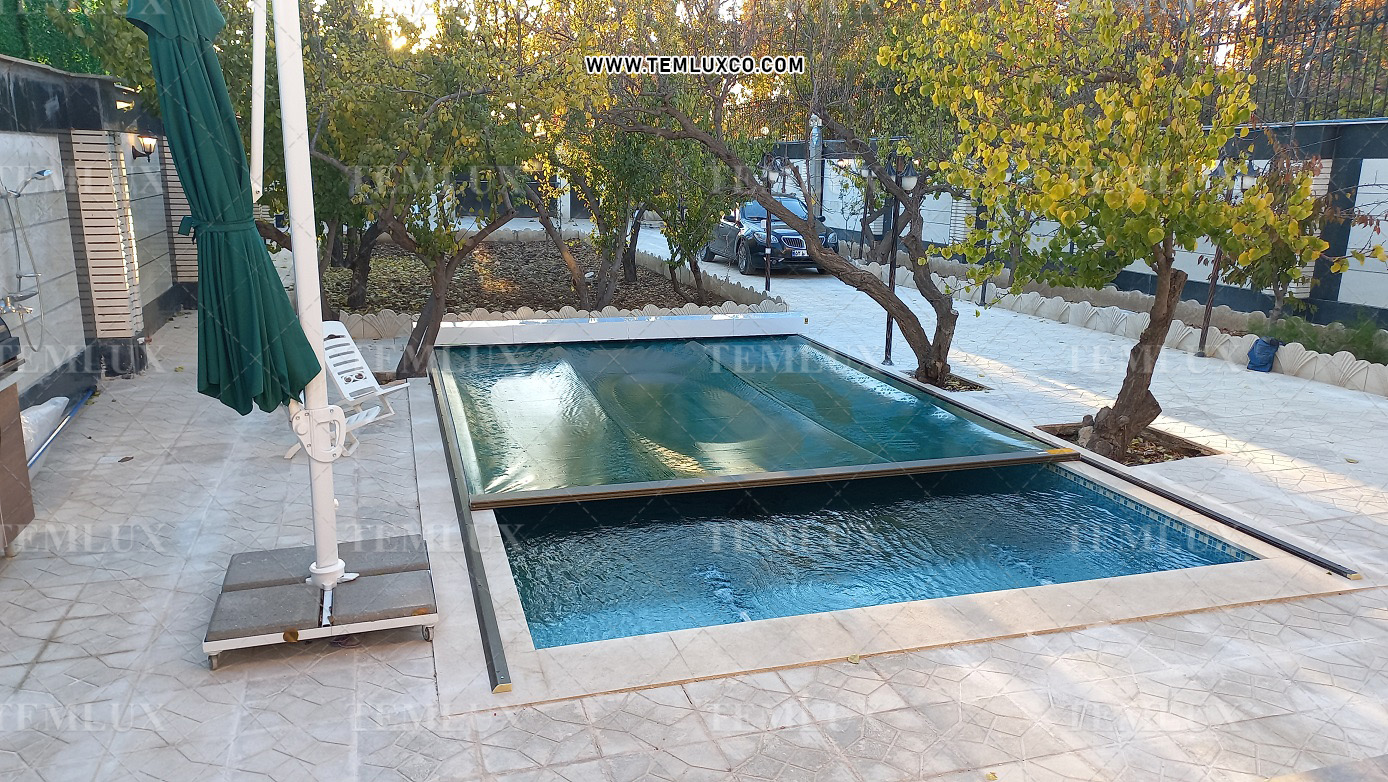 کاور استخر مدل پارچه PVC