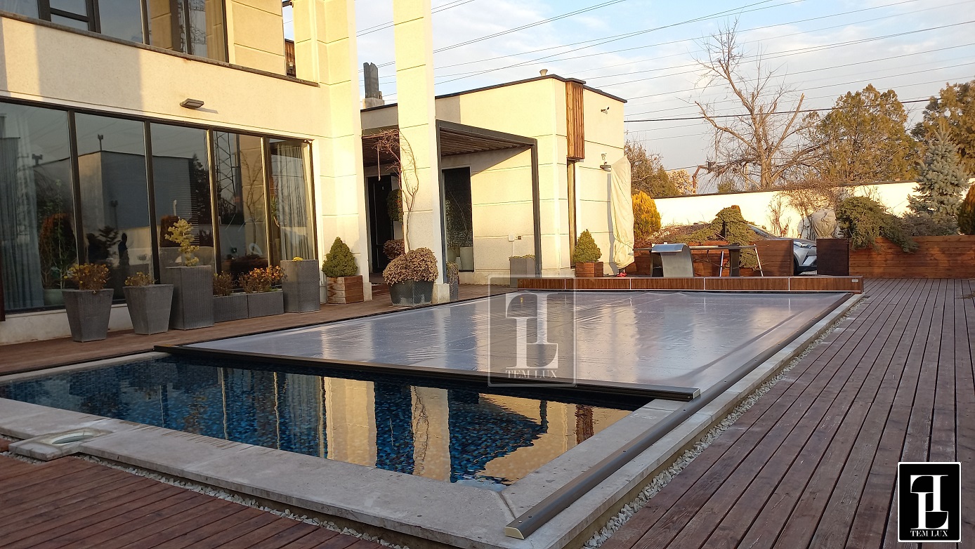 کاور استخر مدل پارچه PVC