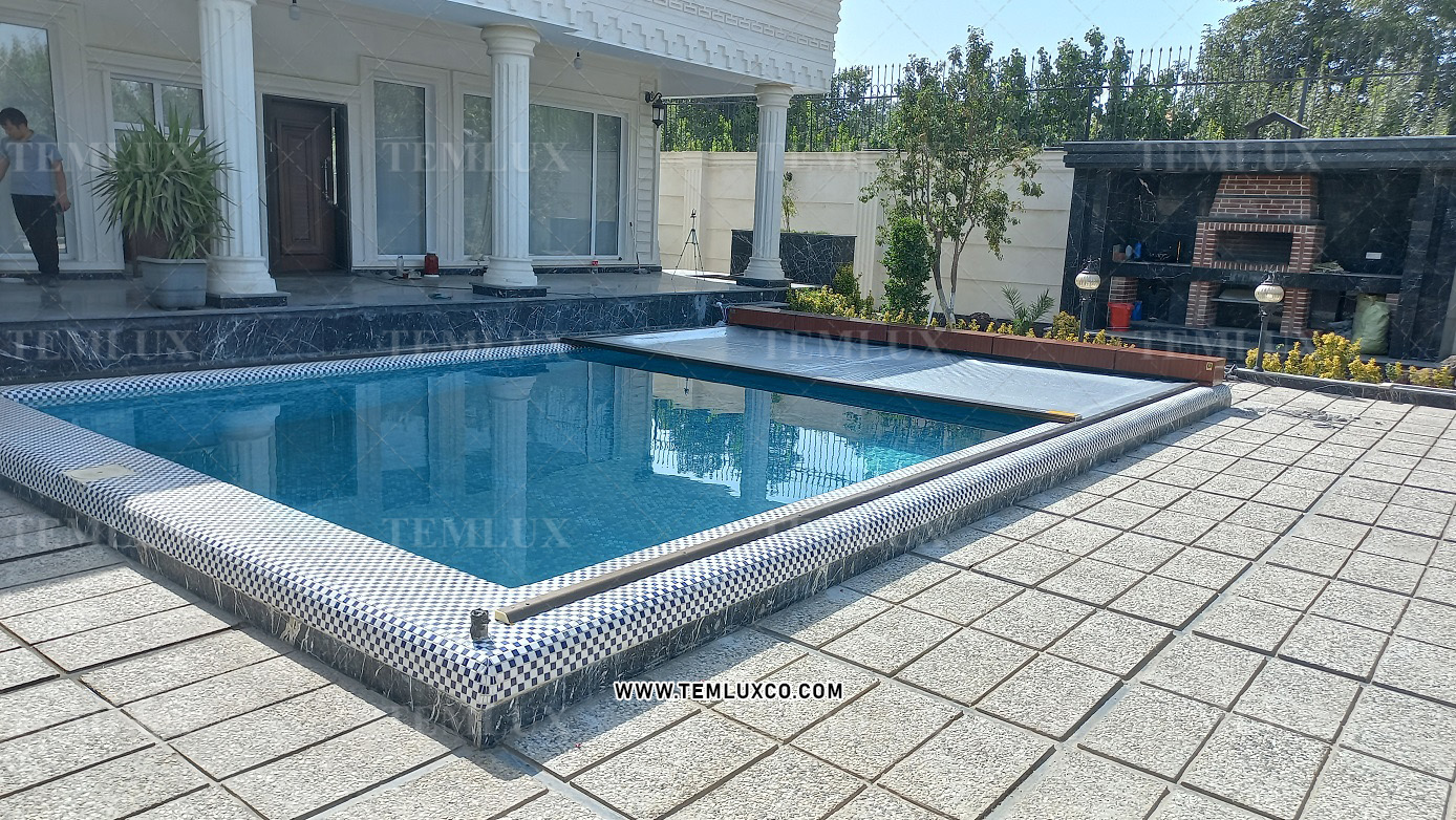 کاور استخر مدل پارچه PVC